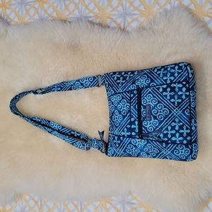 VERA BRADLEY | 'Cuban Tiles' Hipster Crossbody Bag - Blue
